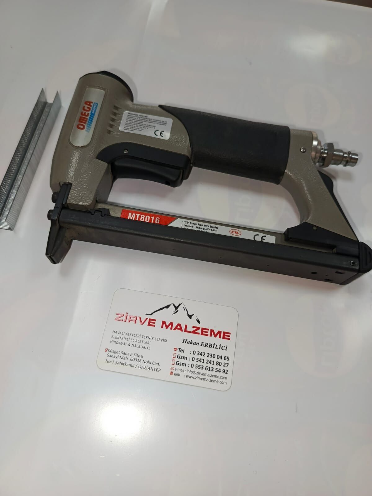 Omega 8016 Zımba Tabancası