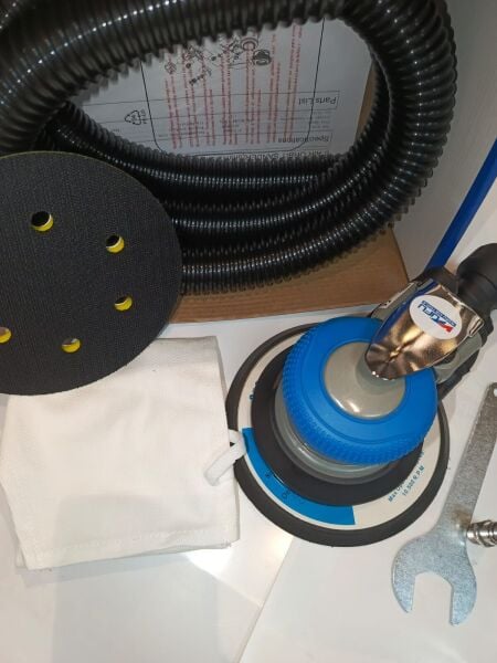 Wufu Havalı Zımpara + Yedek Taban