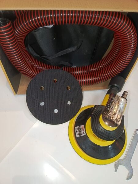 Unocap  Havalı Zımpara + Yedek Taban